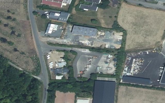 Vue aérienne — Déchetterie d'Athée-sur-Cher
