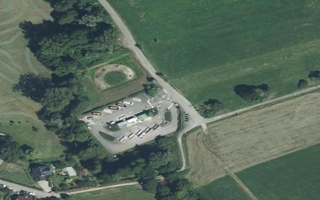 Vue aérienne — Déchetterie de Mertzwiller