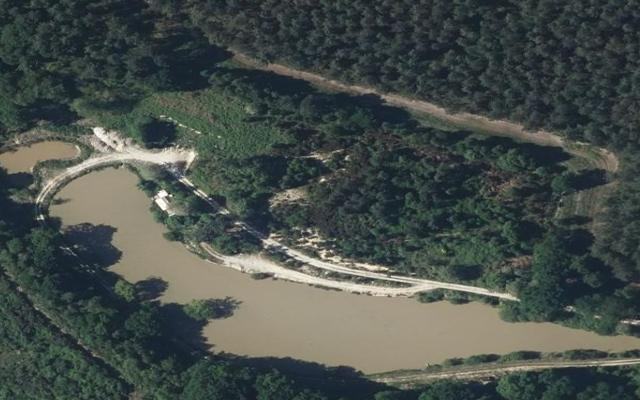 Vue aérienne — Déchetterie de Benais
