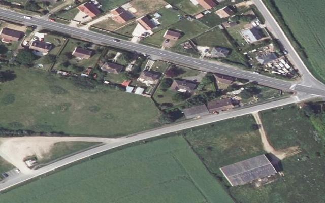 Vue aérienne — Déchetterie de Brezolles