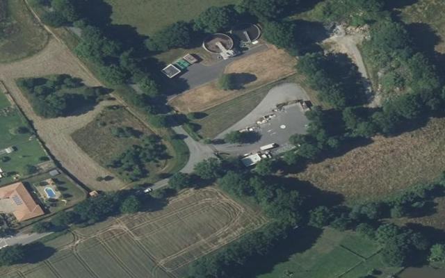 Vue aérienne — Déchetterie des Épesses