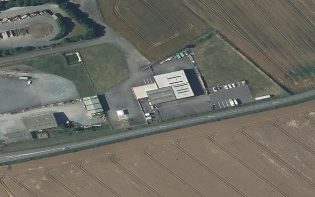 Vue aérienne — Déchetterie de Saint-Hilaire-des-Loges