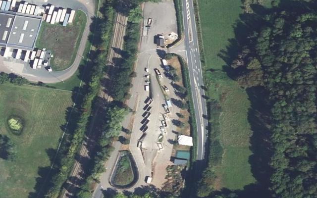 Vue aérienne — Déchetterie d'Ussac