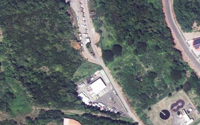 Vue aérienne — Déchetterie de la Pointe Courchet
