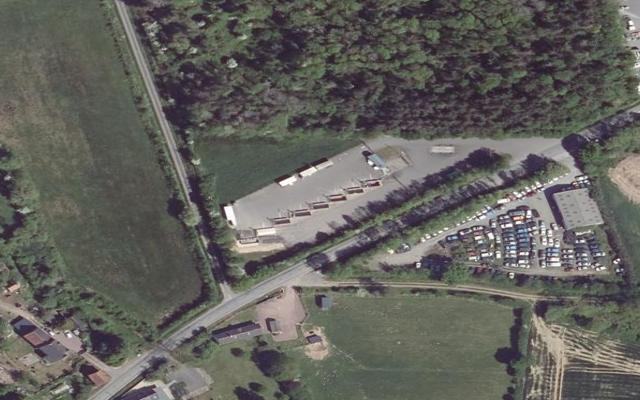 Vue aérienne — Déchetterie de Saint-Clair-sur-l'Elle