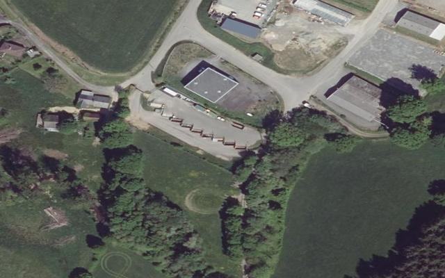 Vue aérienne — Déchetterie de Mortain