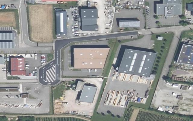 Vue aérienne — Déchetterie de Barr