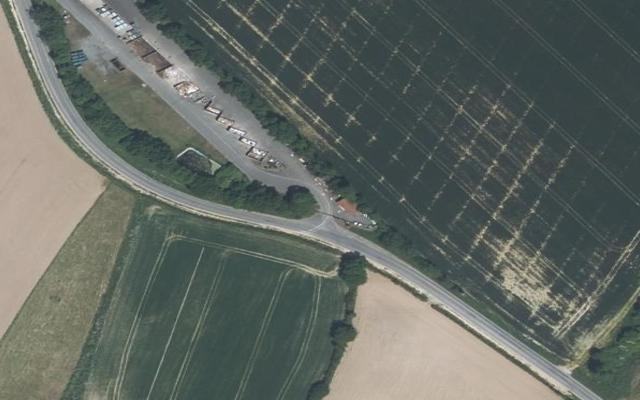 Vue aérienne — Déchetterie de Saint-Macaire-en-Mauges
