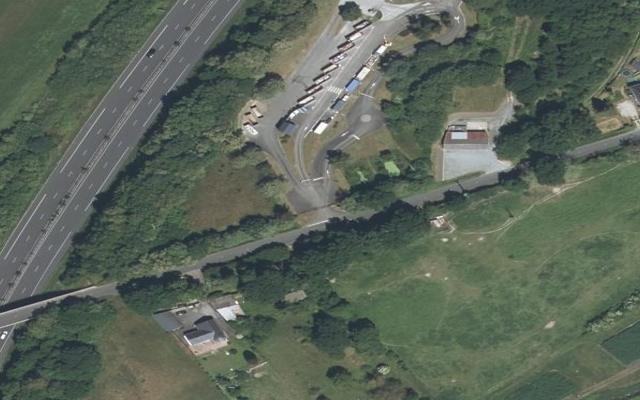 Vue aérienne — Déchetterie de Seiches-sur-Loir