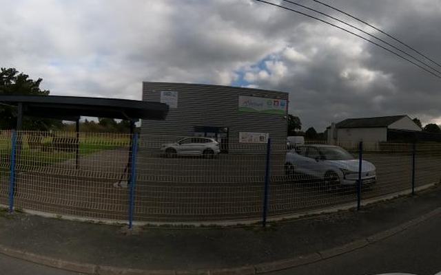 Vue depuis la rue — Déchetterie d'Évron