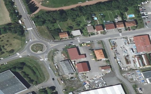 Vue aérienne — Déchetterie de Bouzonville