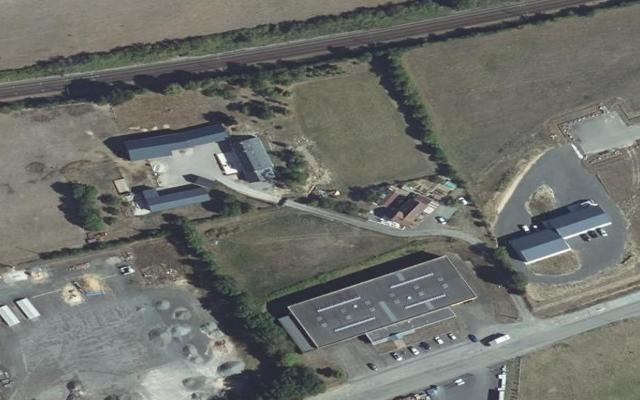 Vue aérienne — Déchetterie de Sillé-le-Guillaume
