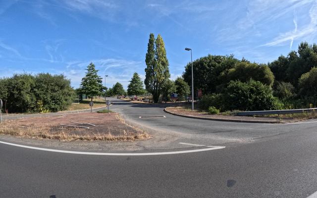 Vue depuis la rue — Déchetterie de la Motte