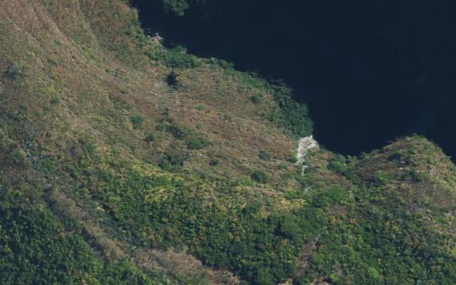 Vue aérienne — Déchetterie de l'Etang Saint-Paul