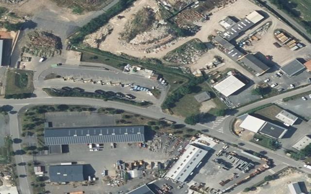 Vue aérienne — Déchetterie de Bretignolles-sur-Mer