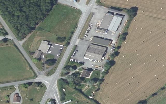 Vue aérienne — Déchetterie de Genouillac