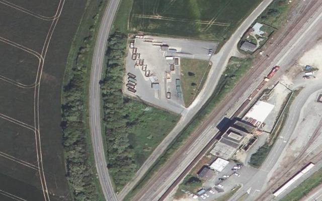 Vue aérienne — Déchetterie de Roinville