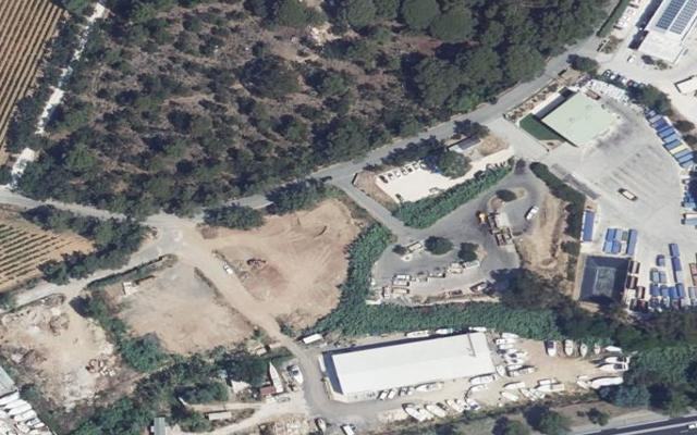 Vue aérienne — Déchetterie de Londe-les-Maures