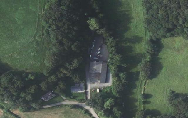 Vue aérienne — Déchetterie d'Aramits