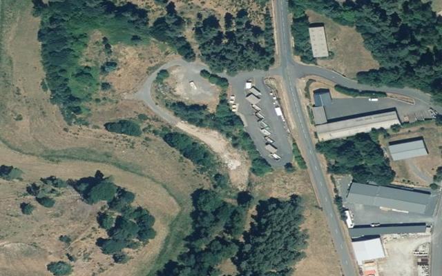 Vue aérienne — Déchetterie de Fournels