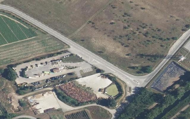 Vue aérienne — Déchetterie Tournon-sur-Rhône