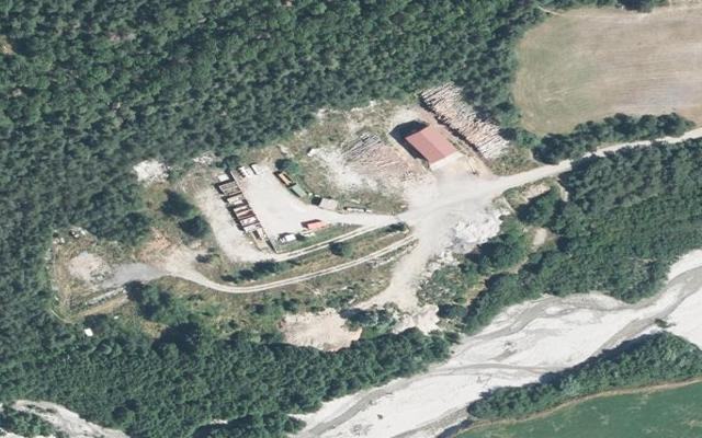 Vue aérienne — Déchetterie Lus-la-Croix-Haute