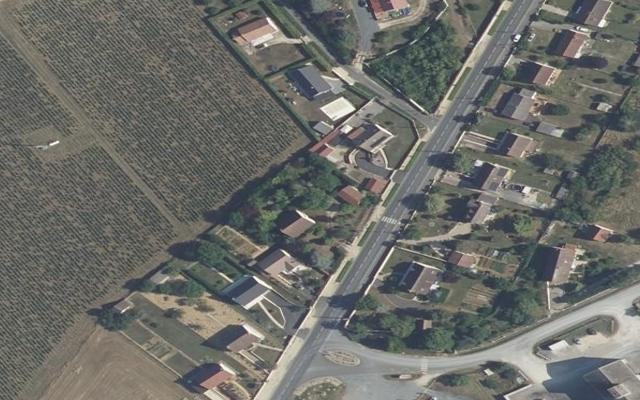 Vue aérienne — Déchetterie de Reuilly