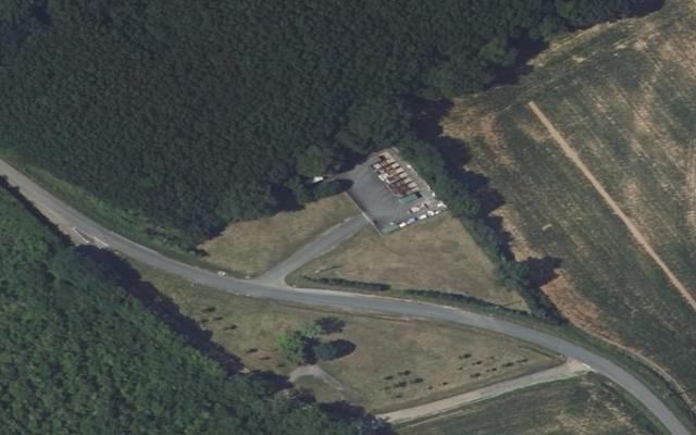Vue aérienne — Déchetterie de Bélâbre