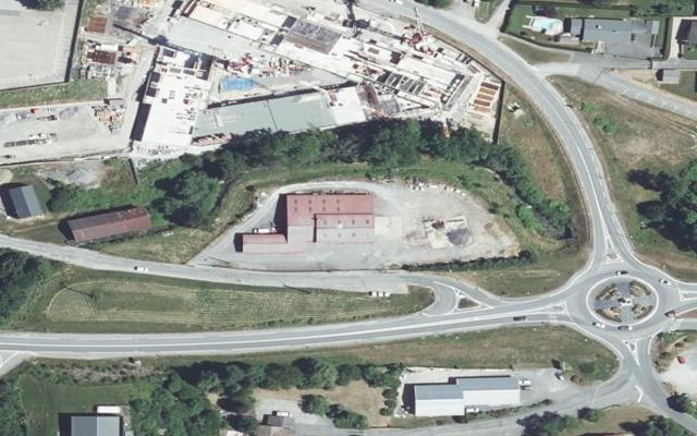 Vue aérienne — Déchetterie Saint-Jeoire