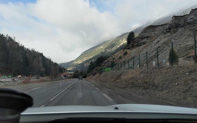 Vue depuis la rue — Déchetterie Lanslebourg-Mont-Cenis