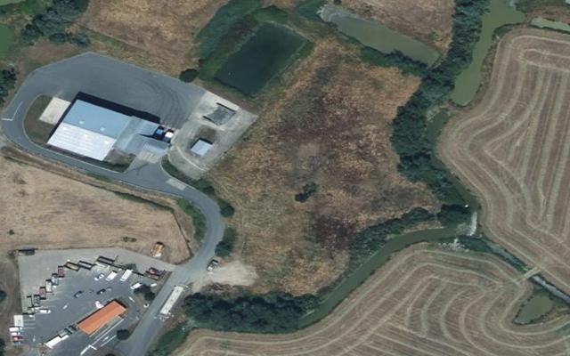 Vue aérienne — Déchetterie de la Barre-des-Monts
