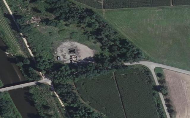 Vue aérienne — Dépôt Communal de Sainte-Croix-en-Plaine