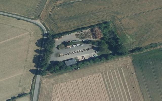 Vue aérienne — Déchetterie de Chavagnes-en-Paillers