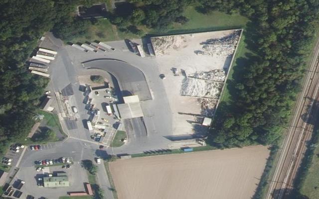 Vue aérienne — Déchetterie de Rambouillet