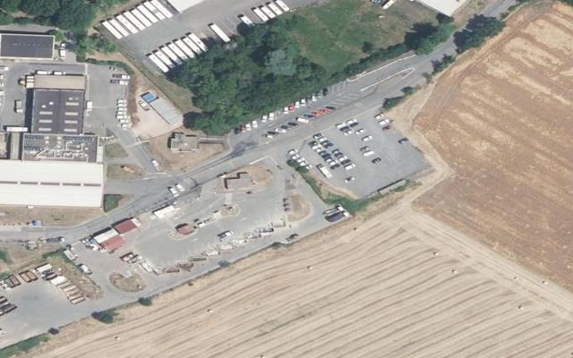 Vue aérienne — Déchetterie du Creusot