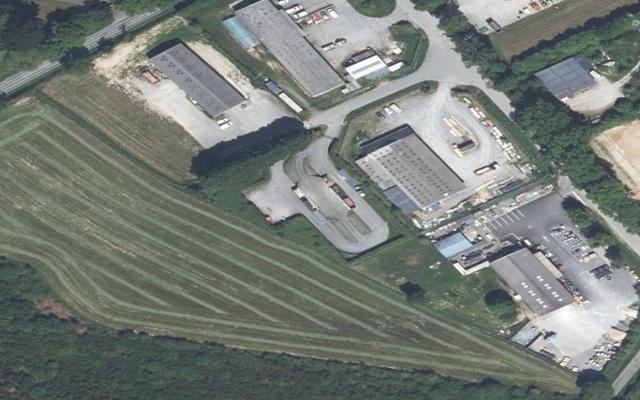 Vue aérienne — Déchetterie d'Avessac