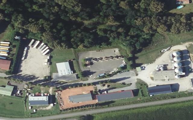 Vue aérienne — Déchetterie de Mugron