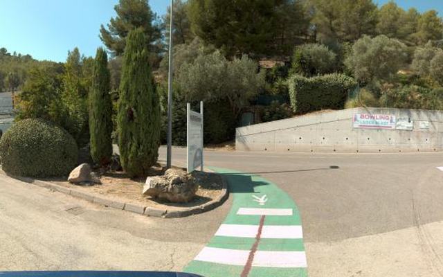 Vue depuis la rue — Déchetterie de Bandol