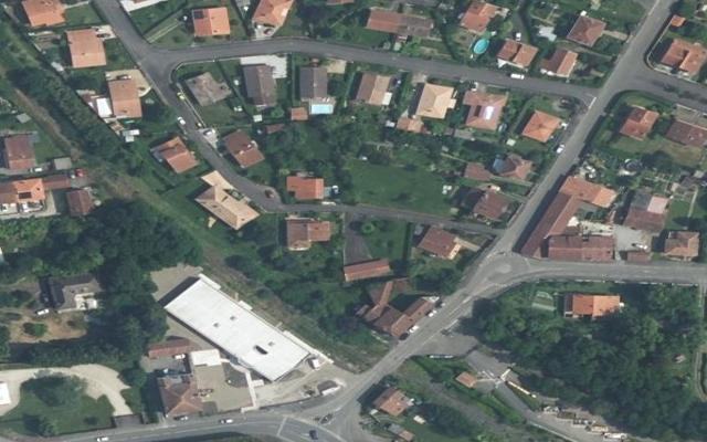 Vue aérienne — Déchetterie d'Aire-sur-l'Adour