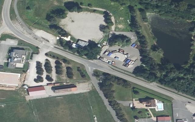 Vue aérienne — Déchetterie de Geudertheim