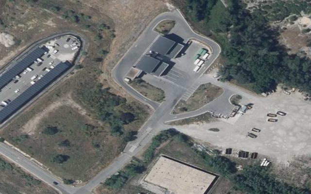 Vue aérienne — Déchetterie de Cavaillon