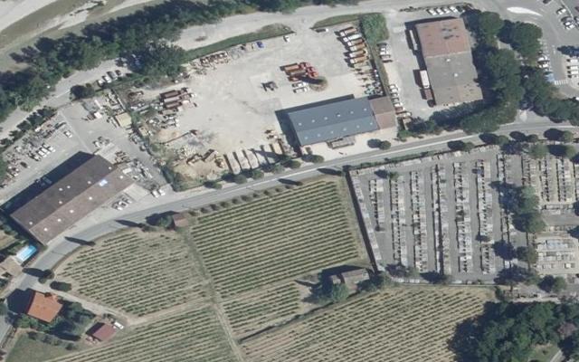Vue aérienne — Déchetterie de Vaison-la-Romaine