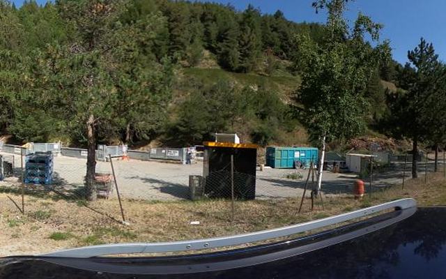Vue depuis la rue — Déchetterie d'Aiguilles