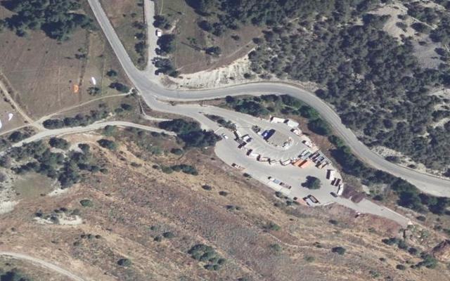 Vue aérienne — Déchetterie de Briançon - Fontchristianne