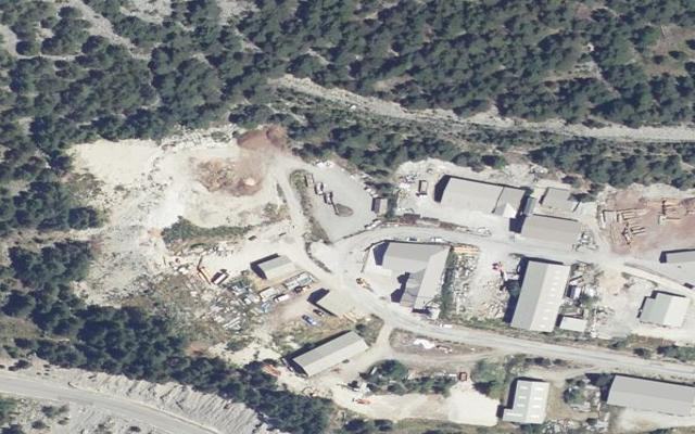 Vue aérienne — Déchetterie Point Relais de Ceillac