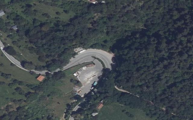 Vue aérienne — Déchetterie de Saint-Martin-Vésubie