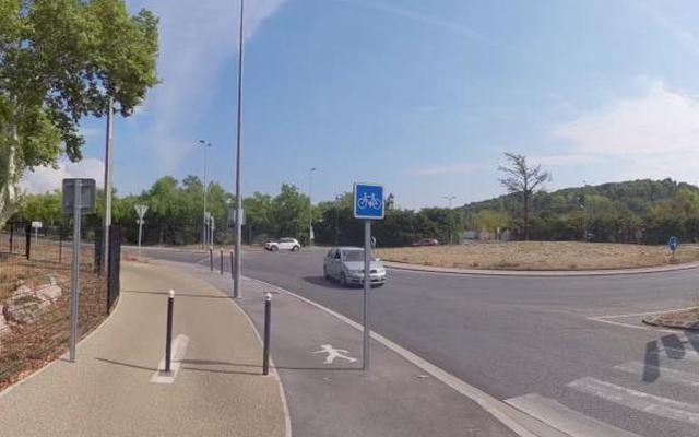 Vue depuis la rue — Déchetterie d'Aix-en-Provence Ct2