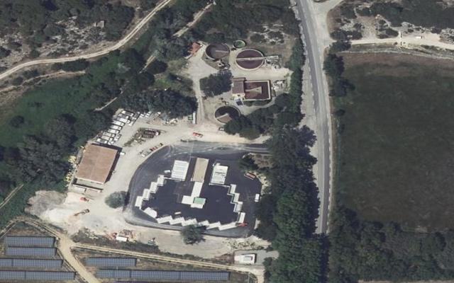 Vue aérienne — Déchetterie de Maussane-les-Alpilles