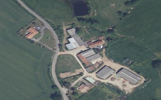 Vue aérienne — Déchetterie de Nueil-les-Aubiers