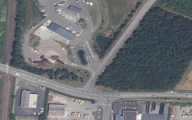 Vue aérienne — Déchetterie de Thouars